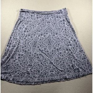 Patagonia Kamala Festival Skirt Women S Gray Pink Organic Cotton A-line‎